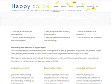 Tablet Screenshot of happytobe.nl